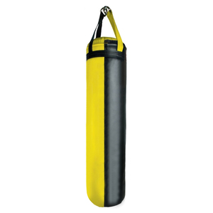 Saco de Boxeo de Tela Oxford Amarillo y Negro con Doble Cierre de Anillo, Diseño Ligero para Entrenamiento de Adultos - Product Image 1