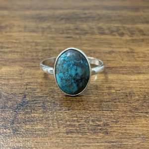 Bague en Moissanite Turquoise 2,0 Grammes Élégante et Durable - Product Image 1