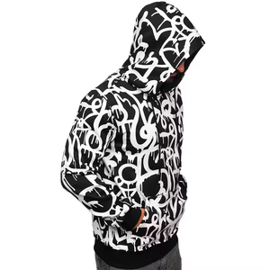 Sweat à capuche épais de haute qualité 350 g/m², sans cordon, coupe oversize, pour homme - Product Image 3