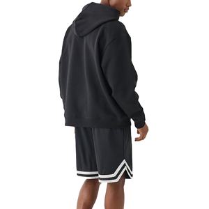 Ensemble de shorts décontractés pour hommes en gros, couleur unie, grande taille, surdimensionné, respirant, séchage rapide, sweat-shirt lourd, shorts de survêtement - Product Image 2