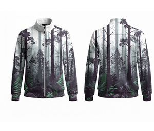 Veste légère à fermeture éclair intégrale pour la course et le fitness, respirante, chaude et à séchage rapide |   Tailles Hommes Femmes Jeunes - Product Image 3
