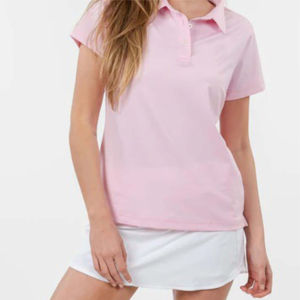 Polo de Alto Rendimiento para Mujer, Transpirable, Tejido, Diseño Sólido, Cómodo, Absorbe la Humedad, para Deportes - Product Image 6