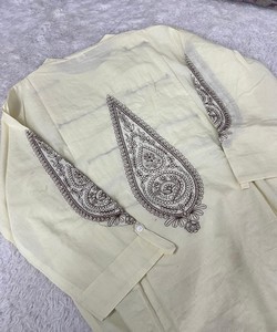 Cotton Embroidered Ankle-Length <b>Kurta</b> Set <b>Women</b> Traditional Indian Pakistani Style Casual Wear Regular Fit 86833 SHAGUN - Product Image 4