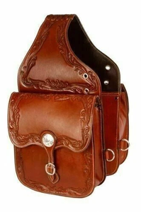 Bolsa de Cuero para Sillín de Caballo Estilo Western, para Motocicleta, Hecha a Mano, Tallada a Mano, 100% Cuero de Búfalo, Color y Logotipo Personalizables - Product Image 3