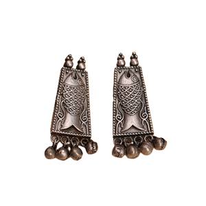 Pendientes de Plata Antigua Estilo Boho Étnico con Incrustaciones de Circonitas, Regalo de Aniversario para Mujer de ARTS JEWELS - Product Image 1