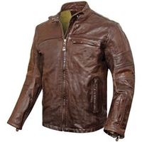 Blouson moto homme en cuir de mouton rouge imperméable, col montant, fermeture éclair, coupe ajustée, hiver, streetwear décontracté, fourrure de mouton