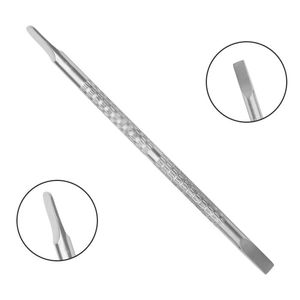 Stainless Steel Dual-End Cuticle Pusher Reusable <b>Nail</b> Cleaning <b>Tool</b> - Product Image 2