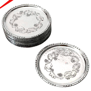 Modern Antique Wooden <b>Coasters</b> <b>for</b> <b>Drinks</b> Home Vintage Eco Friendly Mats & Pads - Product Image 5