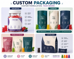Gomitas Mensuales para Mujeres con Vitamina B6, B12, Zinc y Ácido Fólico, Producto de Gomitas Masticables con Sabor a Frutas y Empaque con Etiqueta Personalizada - Product Image 5
