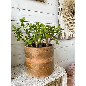 Vases et pots à fleurs en bois de Sheesham, fabrication sur mesure, vente en gros |   Aqdus Saleem Inde - Product Image 4