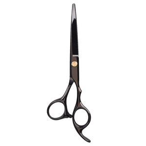 High Manufacturer Customized Logo Stainless Steel Hair Scissors Barber Straight Blade Design with Personalized Logo - Product Image 6