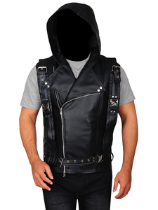 Classic High Quality <b>Brown</b> Suede Cowboy <b>Vest</b> | Men's Casual High Street Leather Outerwear Breathable Quick Dry Winter - Product Image 5