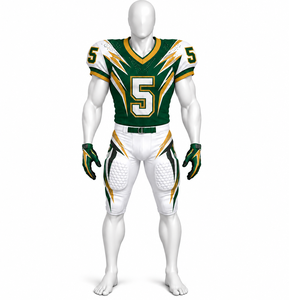 Tenue d'équipe professionnelle de football américain, uniforme de football américain personnalisé, 100% polyester respirant, grandes tailles - Product Image 5