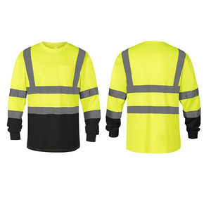 Camisetas de Trabajo Fluorescentes Amarillas de Alta Calidad NESTA SPORTS, Precio de Fábrica, Ropa Reflectante Transpirable de Manga Larga para Trabajadores - Product Image 3