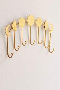 Porta Llaves de Pared de Latón Vintage Hecho a Mano con 6 Ganchos, Decorativo, de Metal Antiguo con Diseño de Gansos, para Decoración del Hogar - Product Image 2