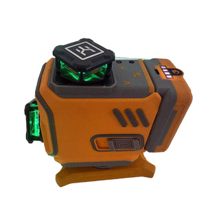 Niveau laser industriel 16 lignes à faisceau vert, rechargeable, rotatif, auto-nivelant 360° pour murs/sols, lignes croisées, indice de protection IP54, précision 0,2 mm - Product Image 4