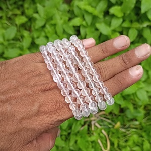 Premium Clear Quartz 8mm Round Bead <b>Bracelet</b> Natural Energy <b>Crystal</b> Jewelry Bulk Supplier - Product Image 2