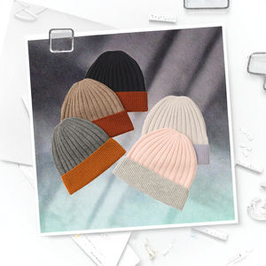 Gorro de Punto Cálido de Diseño Nuevo para Otoño e Invierno 2026, Gorro de Lana a la Moda Resistente al Frío para Uso en Exteriores, Jacquard - Product Image 2
