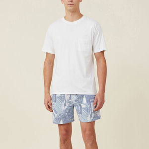 Shorts de bain pour hommes en toile de polyester et élasthanne de qualité supérieure, solides, pour la natation, le sport, la plage et le surf - Product Image 3