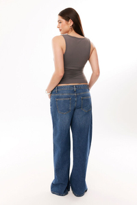Débardeur d'été ample pour femme, sans manches, col rond, tendance, vêtement féminin ajusté - Product Image 2