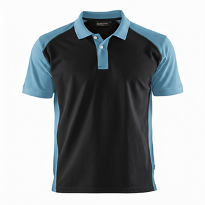 Polo homme décontracté en polyester respirant 200 g/m², logo personnalisé, confortable pour un usage quotidien - Product Image 4