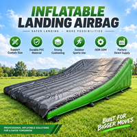 Usine expérimentée fournissant des airbags de sécurité pour BMX/MTB/FMX, airbags de chute libre pour le divertissement