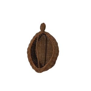 Cesta de almacenamiento de ratán con forma de animal y Asa - Product Image 5