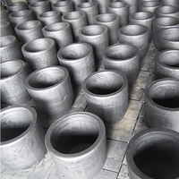 Crucible en graphite de haute pureté en forme de U JUCOS Oz-005 personnalisé pour four de fusion à induction, matériau réfractaire ISO9001