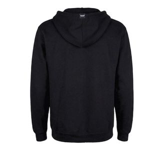 Sweat-shirts à capuche personnalisés en gros – Sweat-shirt unisexe noir à enfiler - Product Image 2