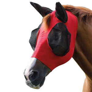 Máscara antimosquitos para caballo con orejas, divertida, personalizada de fábrica, elástica, transpirable, cubrecabeza para caballos, la mejor calidad - Product Image 1