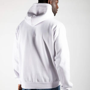 Sweat à capuche décontracté pour homme, en coton respirant, doublé, léger, de qualité supérieure, imprimé avec logo personnalisé, style vintage, coupe oversize, pour l'hiver - Product Image 3