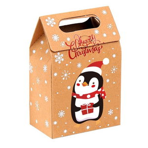 กล่องกระดาษแข็งรีไซเคิลแบบกำหนดเอง TH CBB-570 พร้อมหูหิ้วสำหรับบรรจุภัณฑ์ของขวัญวันหยุด เคลือบด้านและลายนูน - Product Image 3