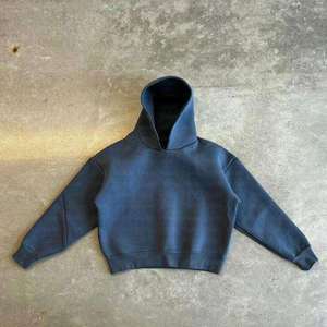 Sudadera con capucha extragrande para hombre, de algodón grueso de primera calidad, fabricante de ropa al por mayor con etiqueta privada. - Product Image 4