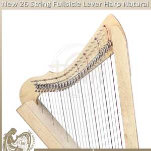 26 <b>String</b> Lever Harp With Free Case Tuning Key & Extra <b>Strings</b> Low MOQ <b>Top</b> Selling Best Edition Fullsicle Harp At Best Rates - Product Image 2