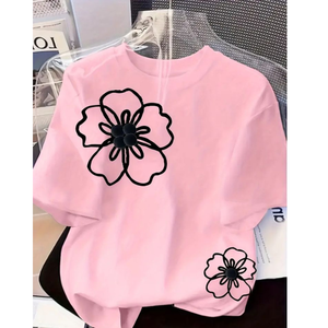 เสื้อยืดคอกลมแขนสั้นแบบยูนิเซ็กซ์ ผ้าฝ้ายเจอร์ซีย์ 100% สีพื้น ระบายอากาศได้ดี กันยับ สวมใส่สบาย ทรงปกติ เหมาะกับทุกฤดูกาล - Product Image 4