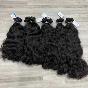 Extensions capillaires naturelles lisses et ondulées, double trame, super double tirage, pleine longueur, 100 % vierges non traitées, qualité supérieure, les plus vendues - Product Image 6