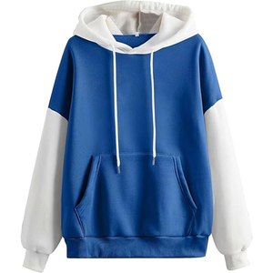 เสื้อฮู้ดดี้โอเวอร์ไซส์ผ้าฝ้ายฟลีซสำหรับผู้ชาย ดีไซน์เรียบง่าย เหมาะสำหรับสตรีทแวร์ระดับพรีเมียม - Product Image 2