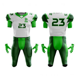 Uniforme de football américain imprimé de haute qualité, 100% polyester, séchage rapide, léger, respirant, durable, fabriqué au Pakistan - Product Image 2