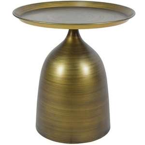 Table basse nordique en métal, idéale pour salon, chambre, balcon, fenêtres. Belle idée cadeau. Table centrale dorée. - Product Image 1