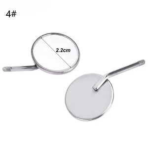12 Espejos Dentales Manuales de Acero Inoxidable con Reflector Intraoral y Agarre Ergonómico para Odontología - Product Image 4