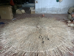 Vietnam 2m Palm Umbrella Handcrafted Palm Leaf Thatch Bamboo <b>Frame</b> for Outdoor Beach Resort Shade Decoration - Product Image 6