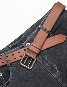 Cinturón de Cuero Genuino para Hombre a Precio de Mayoreo, Cinturón de Cuero de Lujo en Oferta - Product Image 6