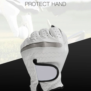 Gant de golf pour homme en cuir de mouton pur, respirant, antidérapant, pour la main droite – Indispensable pour le golf - Product Image 2