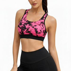 Sujetador Deportivo de Alta Sujeción para Mujer, Diseño Personalizado OEM, Ecológico, Transpirable, con Estampado Digital, Antigolpes, Top Deportivo para Yoga y Fitness - Product Image 1