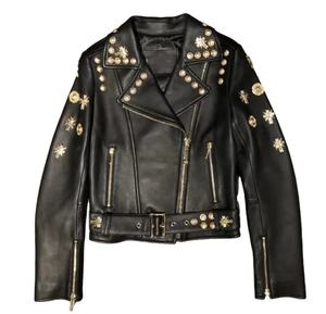 Nouvelles vestes en cuir unisexes personnalisées, élégantes, respirantes, coupe-vent, avec logo personnalisé sur le devant, marque personnalisée, hiver 2026 - Product Image 1