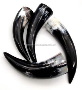 Support de tasse de bière et de vin médiéval fait à la main tasse de corne à boire Vintage Agate naturelle boeuf Style Animal religieux décoration polie - Product Image 4