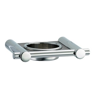 Wall-Mounted Stainless Steel <b>Ashtray</b> Minimalist Design Round Shape for Home Use - Product Image 3
