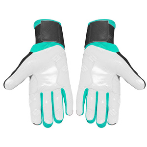SAAR INDUSTRIES SI-BG-QN03 Leather Baseball Batting Gloves-Ambidextrous Design <b>Hook</b> Loop Closure Wrist Support Customizable - Product Image 5