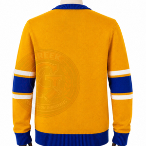 Custom sorority sigma SGRho women's Sweaters 100% <b>Acrylic</b> Knitted V Neck Chenille Greek Letter color <b>block</b> winter cardigan - Product Image 6
