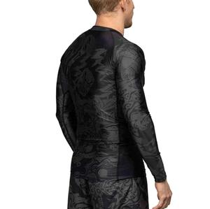 Rashguards unisexes à manches longues de qualité supérieure pour BJJ MMA, chemises de compression pour entraînement de BJJ et MMA, salle de sport - Product Image 3
